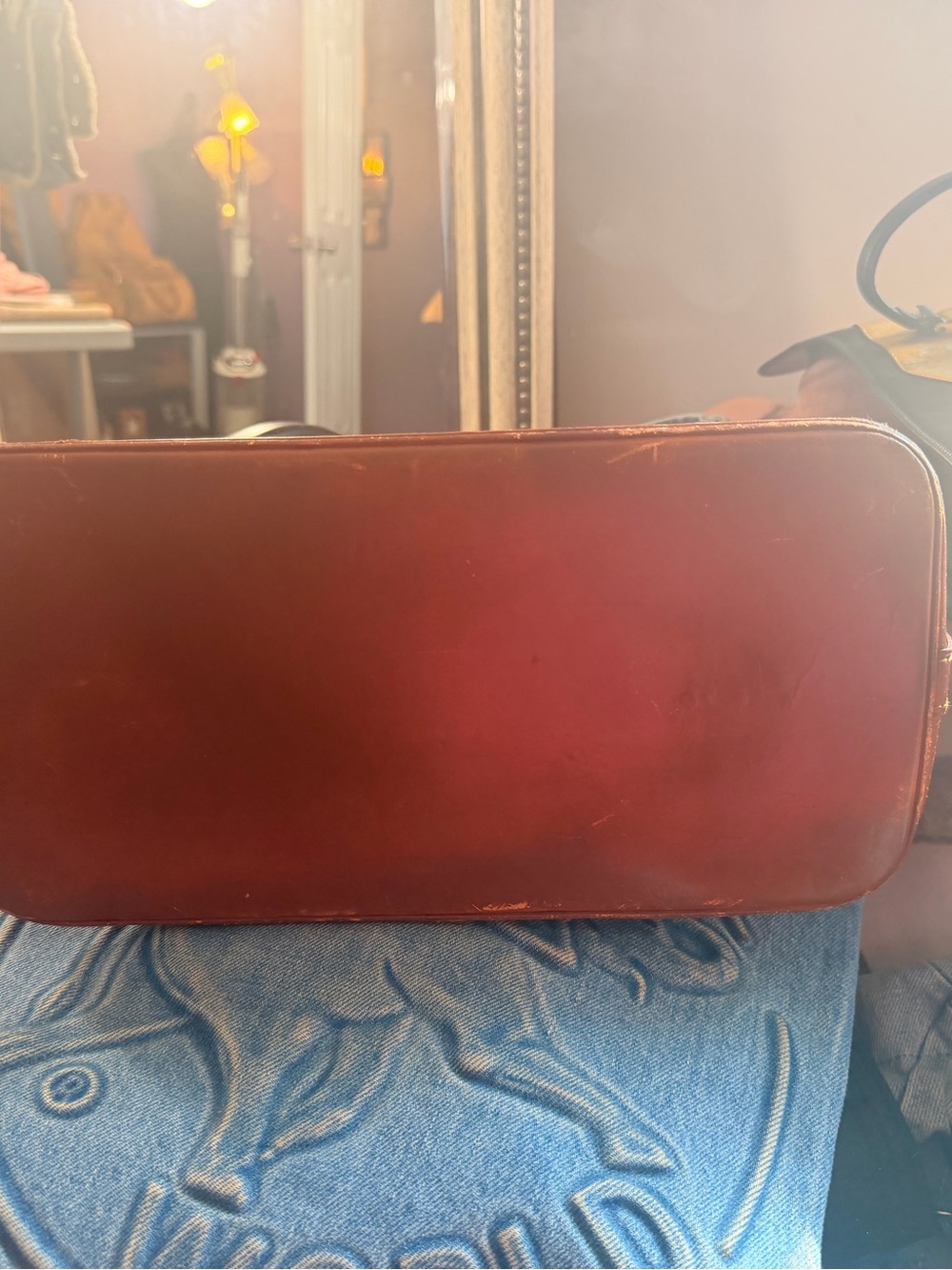 Louis Vuitton Monogram Alma PM Top Handle Bag - Brown/Tan - Picture 2 of 4